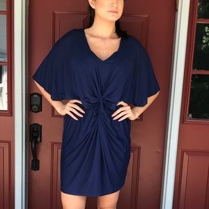 Trina Turk Kimono Sleeve Navy Dress - 6